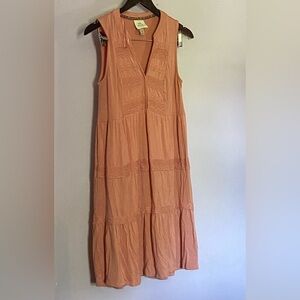 Rayon Knit Coral Sundress